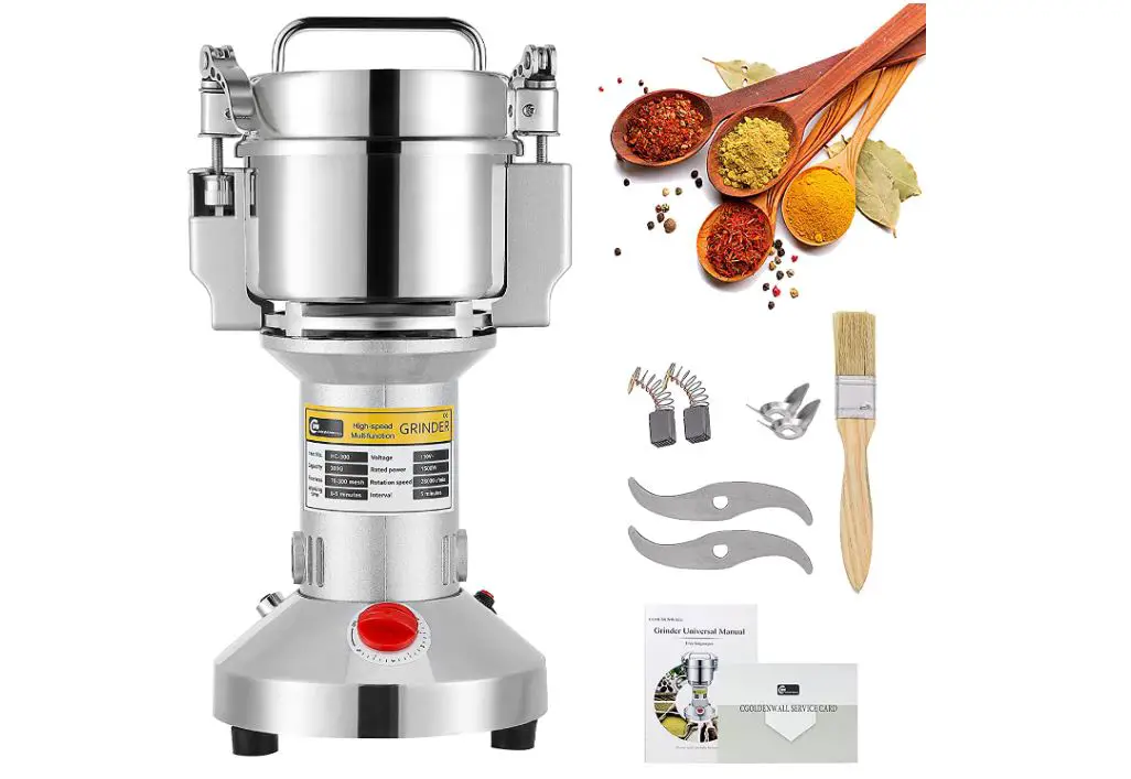 CGOLDENWALL 300g Electric Grain Mill Grinder