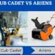 Cub Cadet Vs Ariens