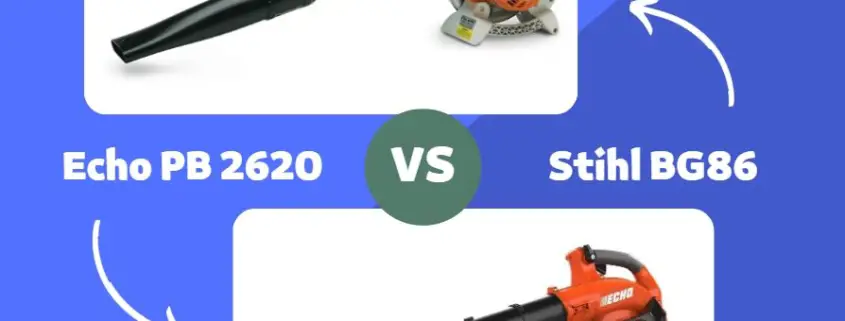 Echo PB 2620 vs Stihl BG86