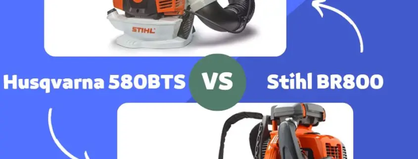 Husqvarna 580BTS vs Stihl BR800