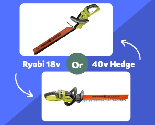 Ryobi 18v vs 40v Hedge Trimmer