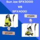 Sun Joe SPX3000 vs SPX4000