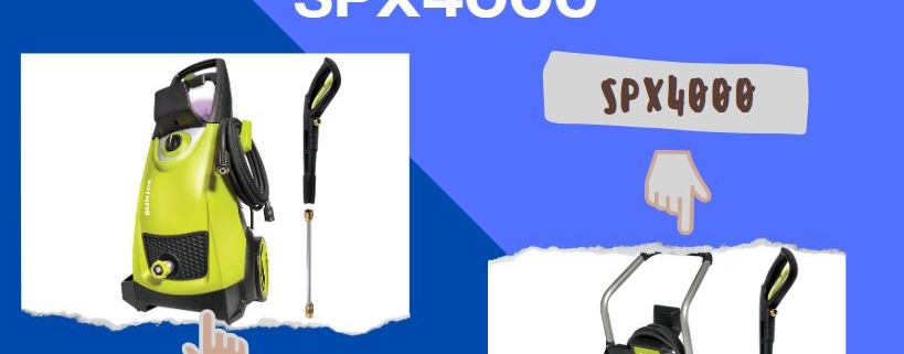 Sun Joe SPX3000 vs SPX4000