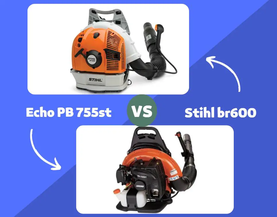 Echo PB 755st vs Stihl br600