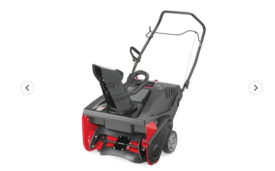 21-inch single-stage gas snow blower