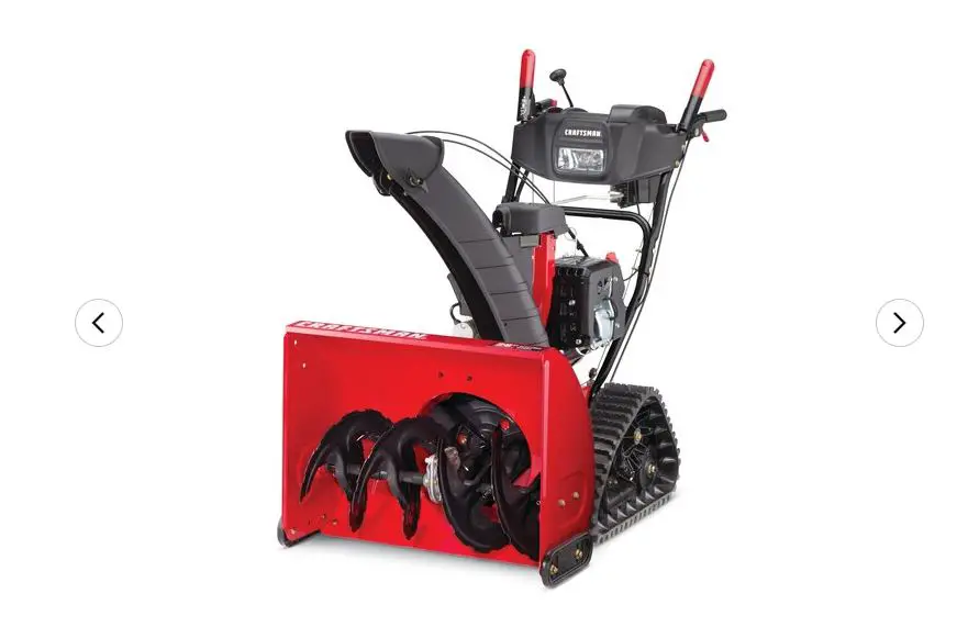 Electric Start Track Drive Snow Blower