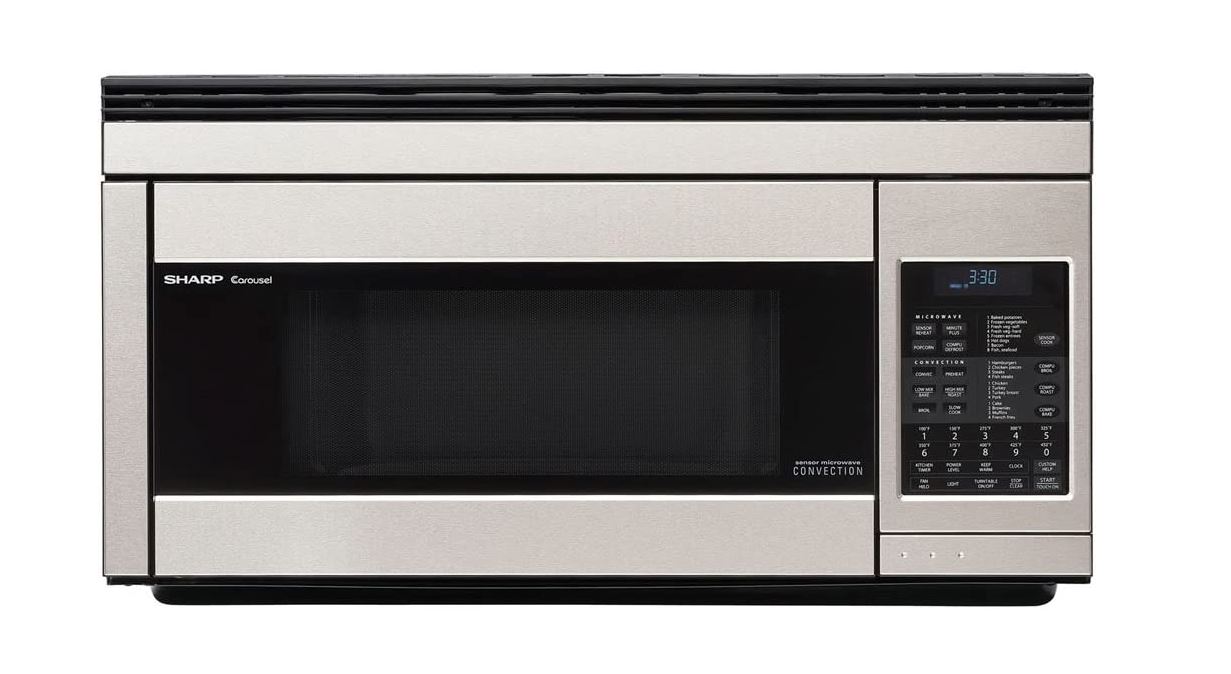 Sharp R1874T 850W Over-the-Range Convection Microwave Oven